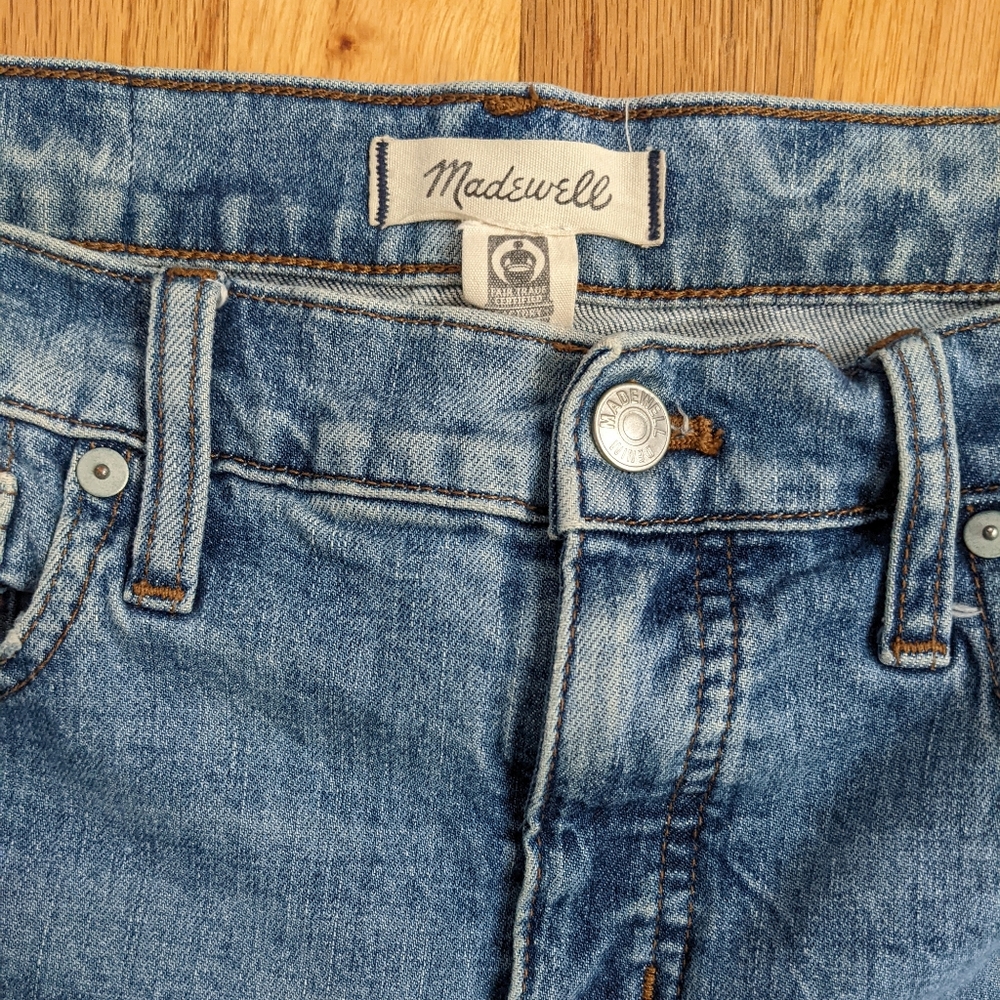 Madewell 9" Mid-Rise Skinny Jeans 26 Tall - Picture 2 of 13